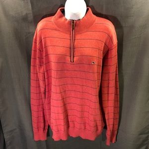Vineyard Vines Salmon Quarter Zip Sweater